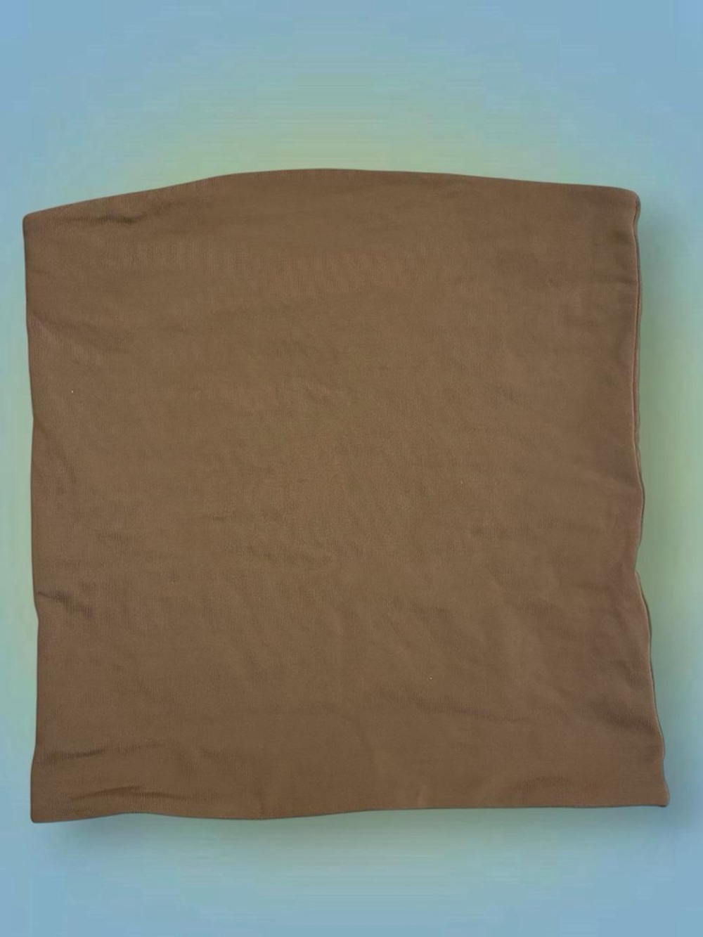 Babaton Strapless Tube Crop Top in Taupe - Picture 4 of 5